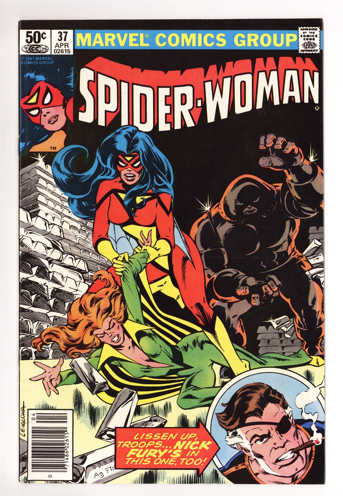 Spider-Woman Vol 1 37 VF- (7.5) (1981) Newsstand 