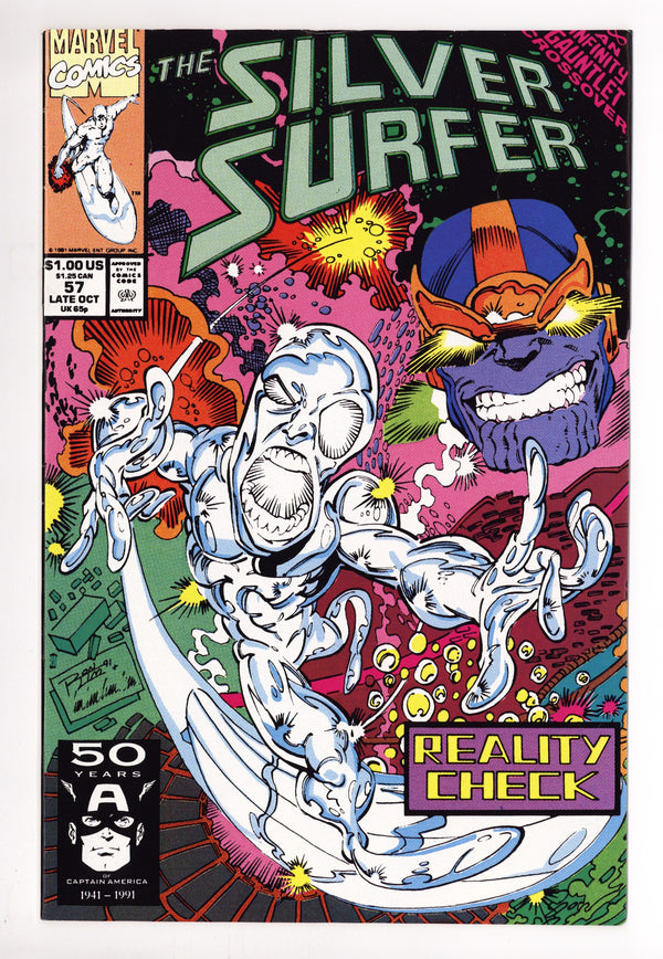Silver Surfer Vol 3 57 Mid Grade (1991)