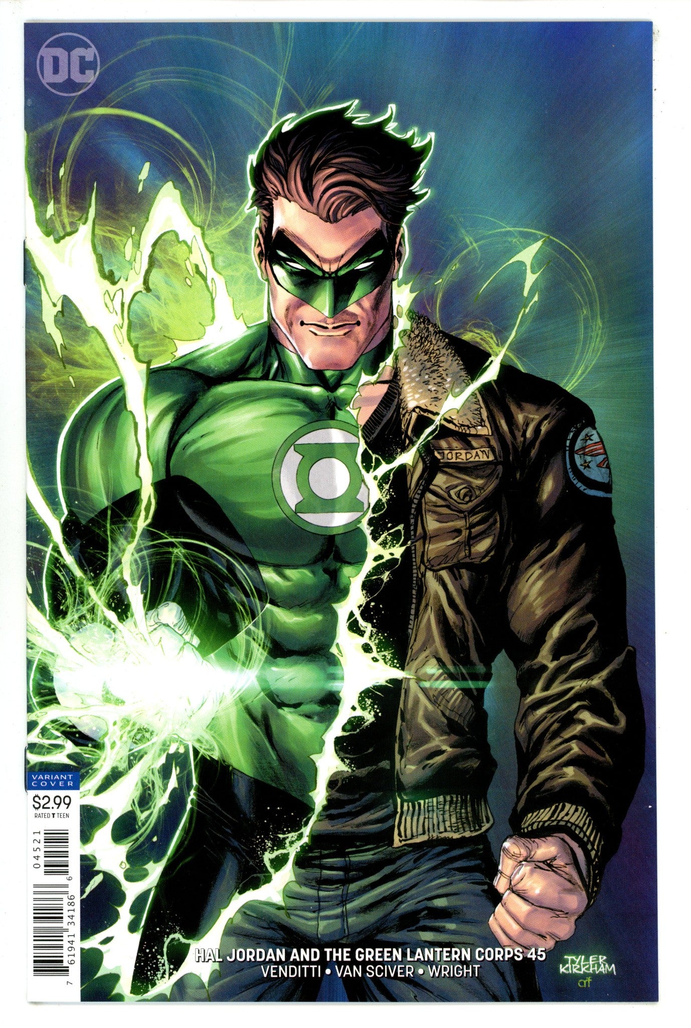Hal Jordan and the Green Lantern Corps 45 Kirkham Variant (2018)