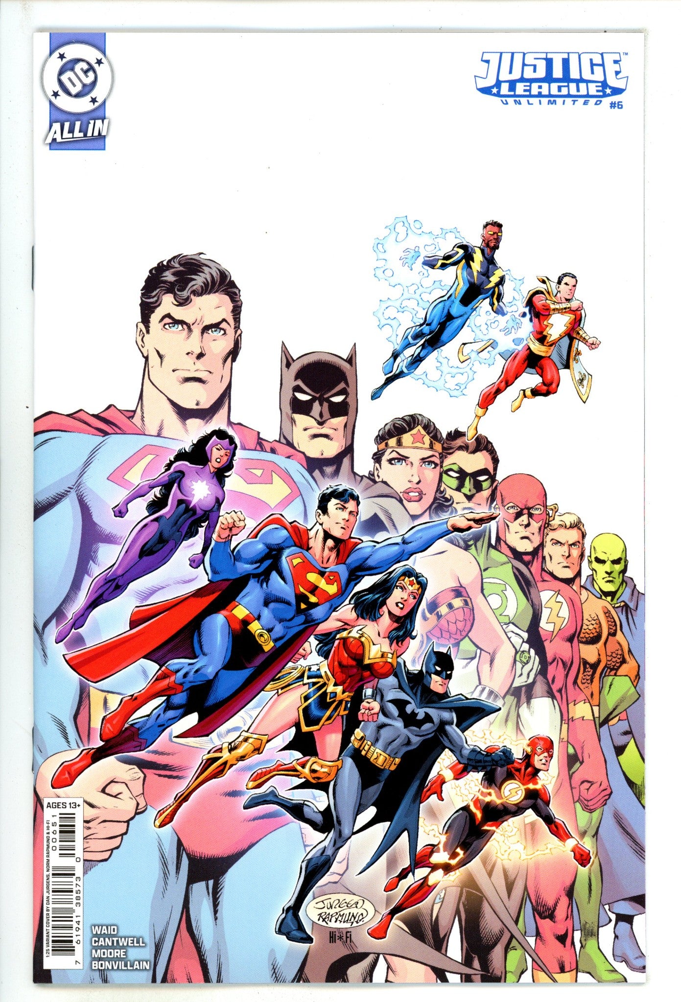 Justice League Unlimited Vol 2 6 Jurgens Incentive Variant NM (2025)