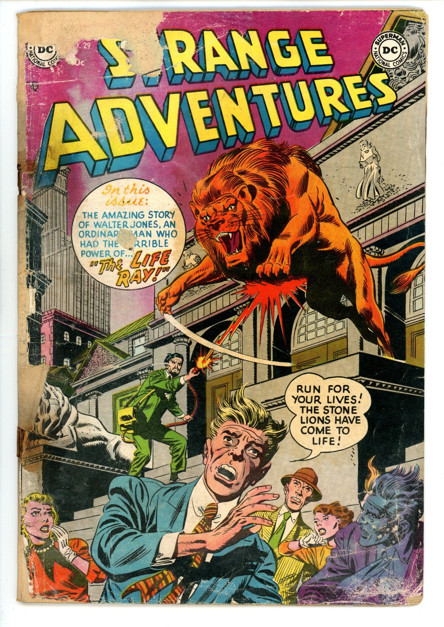 Strange Adventures Vol 1 29 Back Cover Missing (1953) 