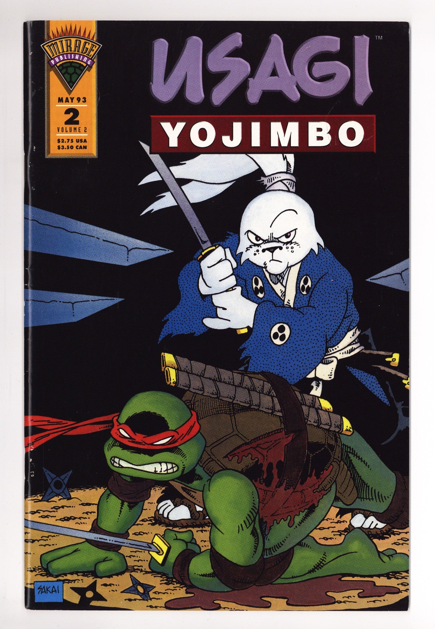 Usagi Yojimbo Vol 2 2 FN+ (6.5) (1993) 