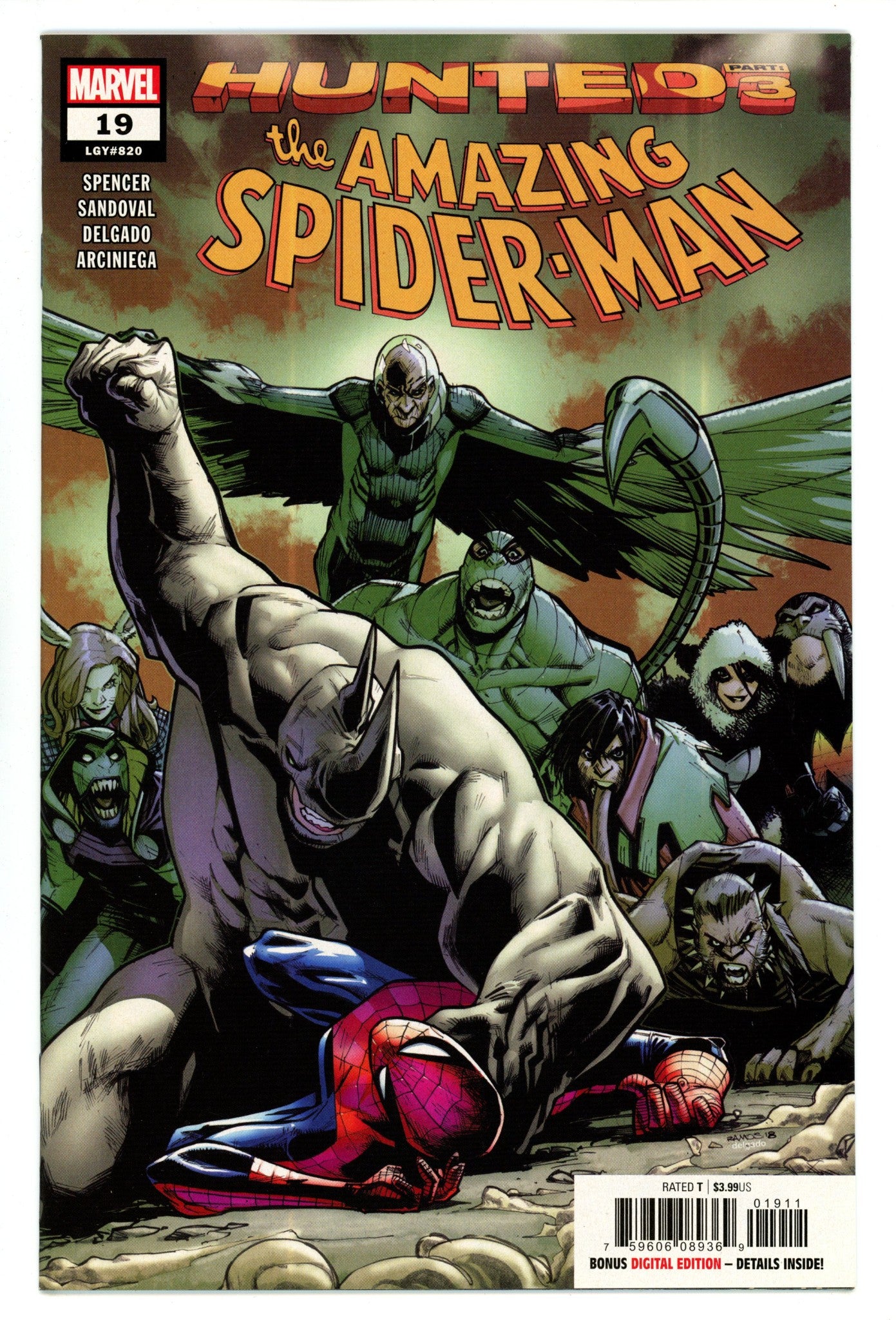 Amazing Spider-Man Vol 5 19 (820) High Grade (2019) 