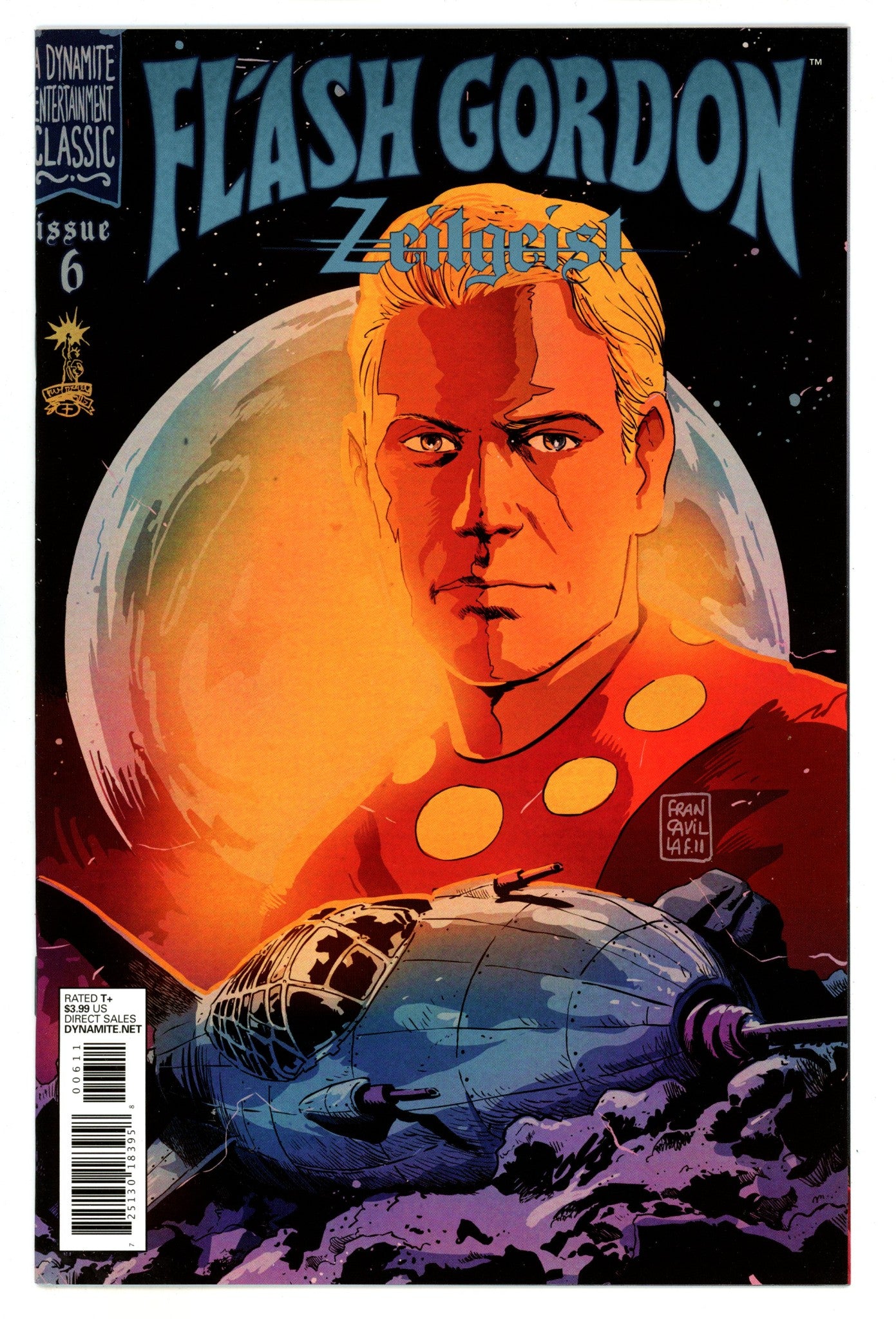 Flash Gordon: Zeitgeist 6 High Grade (2012) Francavilla Incentive Variant 