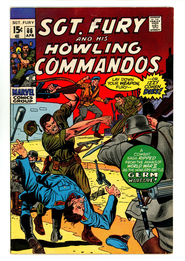Sgt. Fury 86 VG/FN (5.0) (1971)
