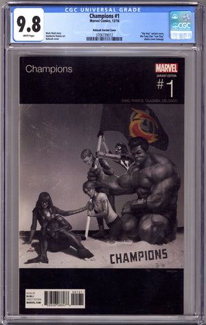 Champions Vol 2 1 CGC 9.8 (NM/M) (2016) Rahzzah Hip-Hop Variant