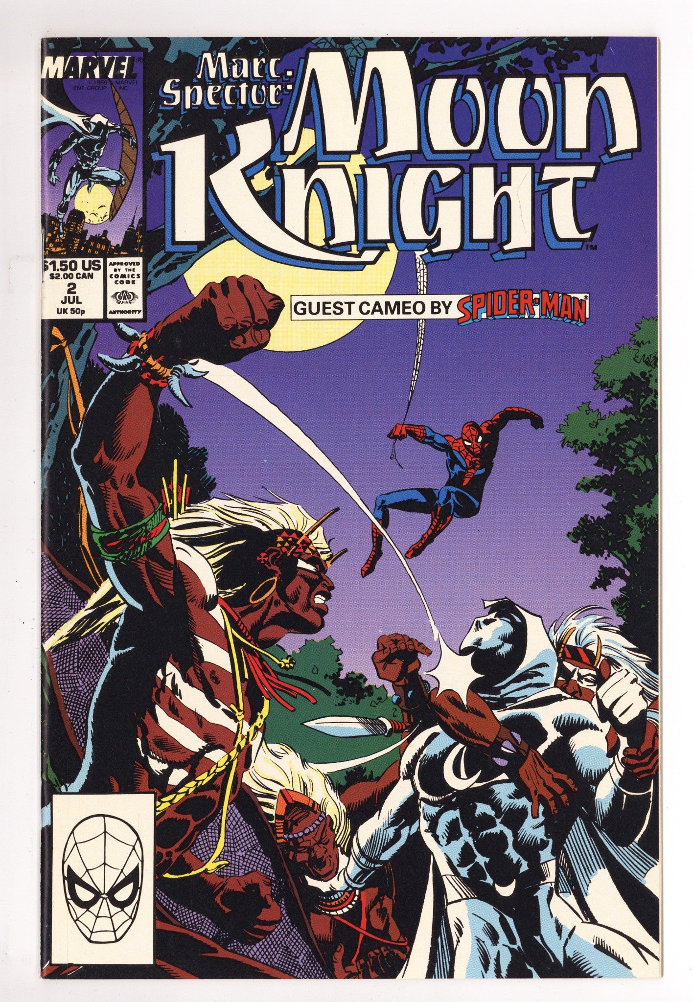 Marc Spector: Moon Knight Vol 1 2 High Grade (1989) 