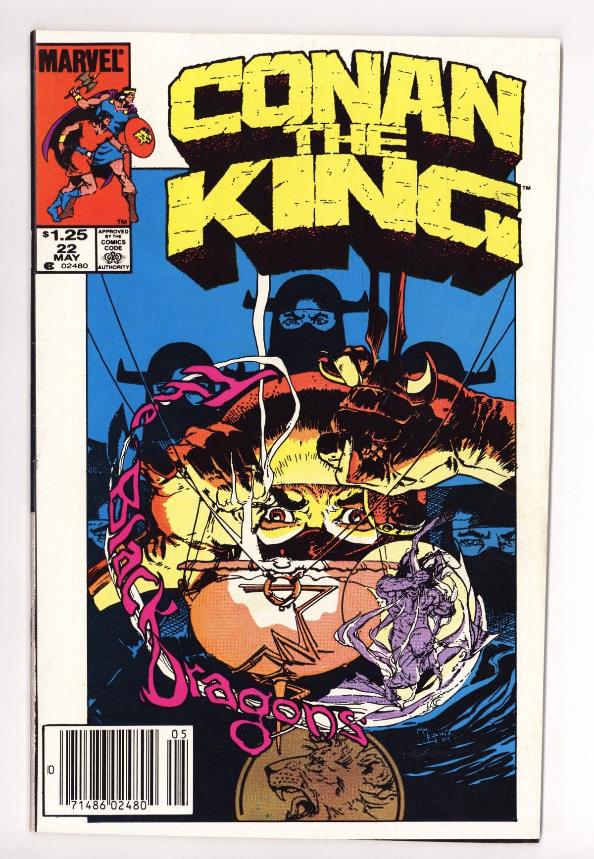 Conan the King Vol 1 22  Mid Grade   (1984)   Canadian Price Variant