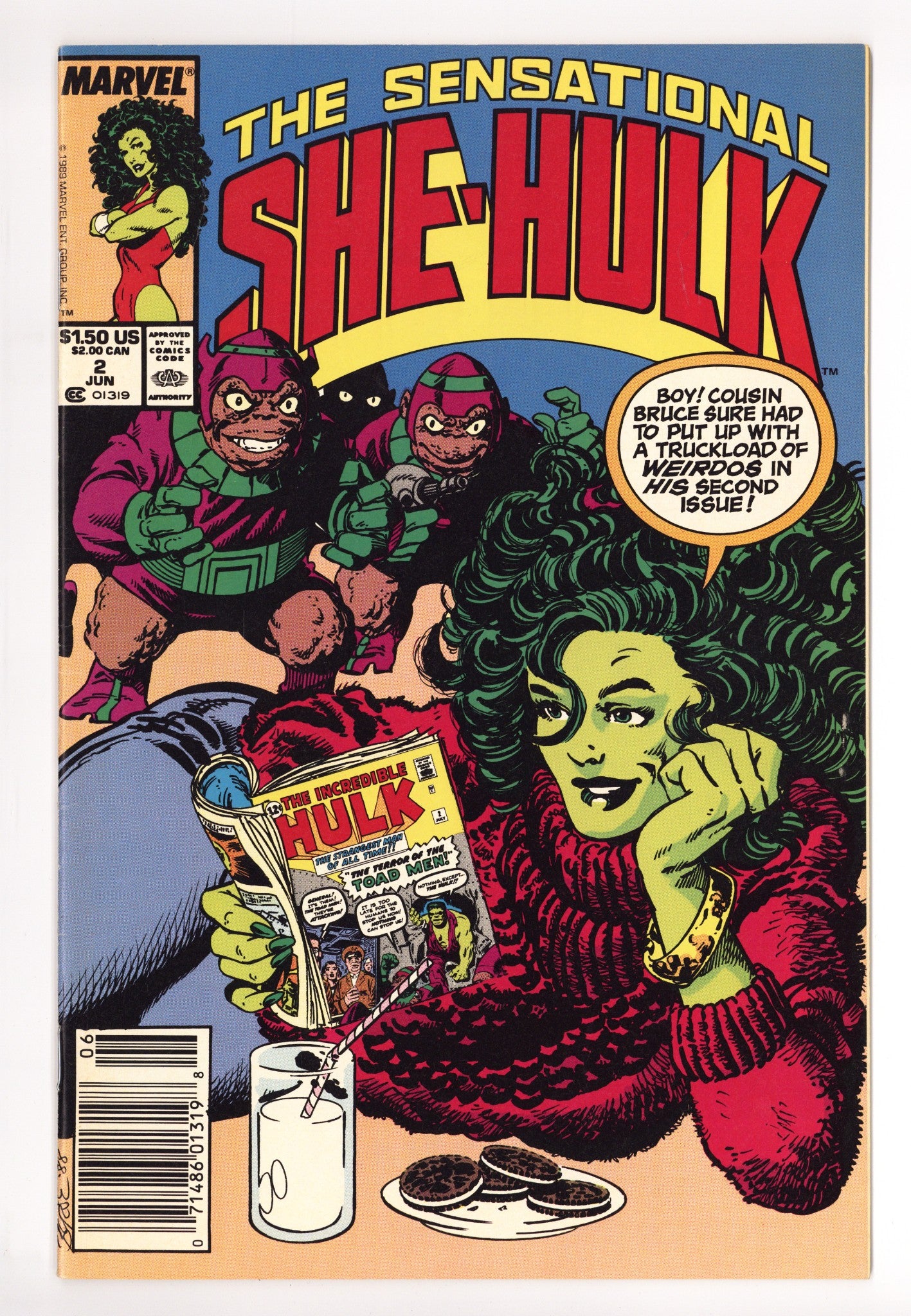 The Sensational She-Hulk Vol 1 2 High Grade (1989) Newsstand 