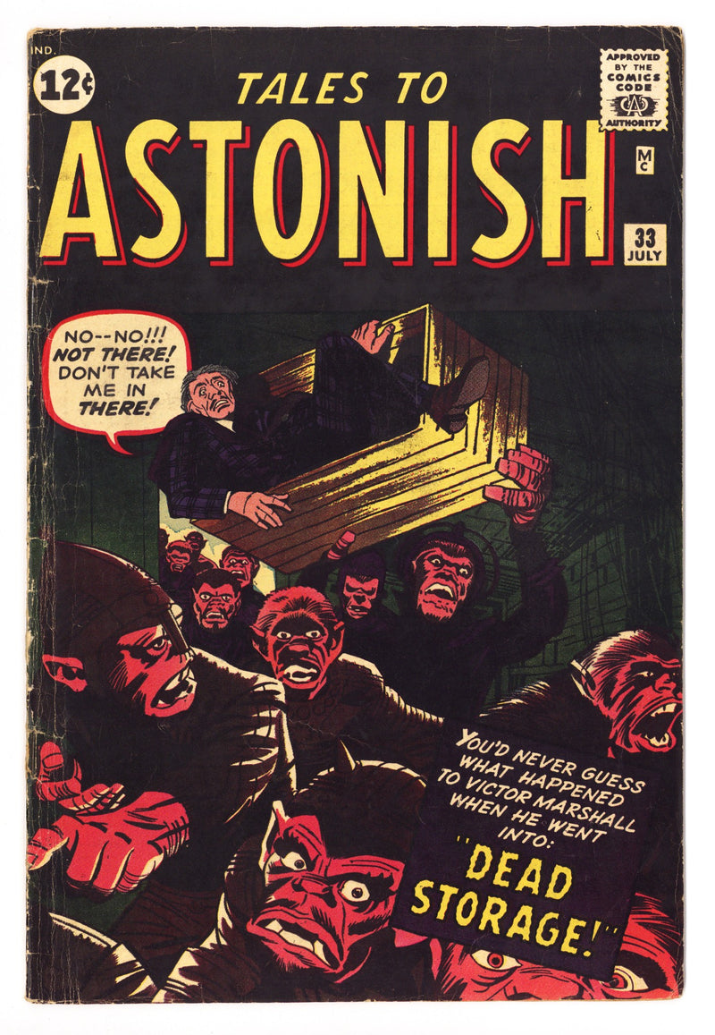 Tales to Astonish Vol 1 33 VG (4.0) (1962) 