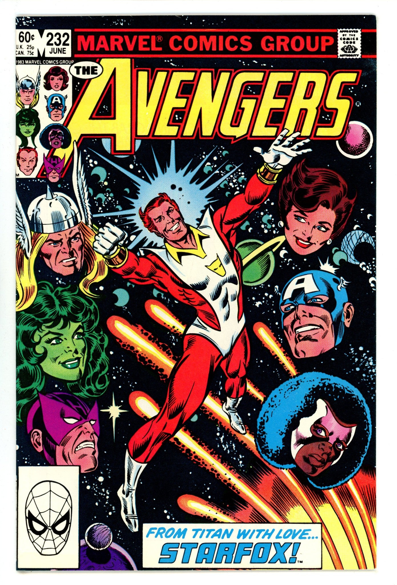 The Avengers Vol 1 232 VF+ (8.5) (1983) 