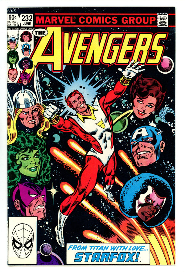 The Avengers Vol 1 232 VF+ (8.5) (1983)