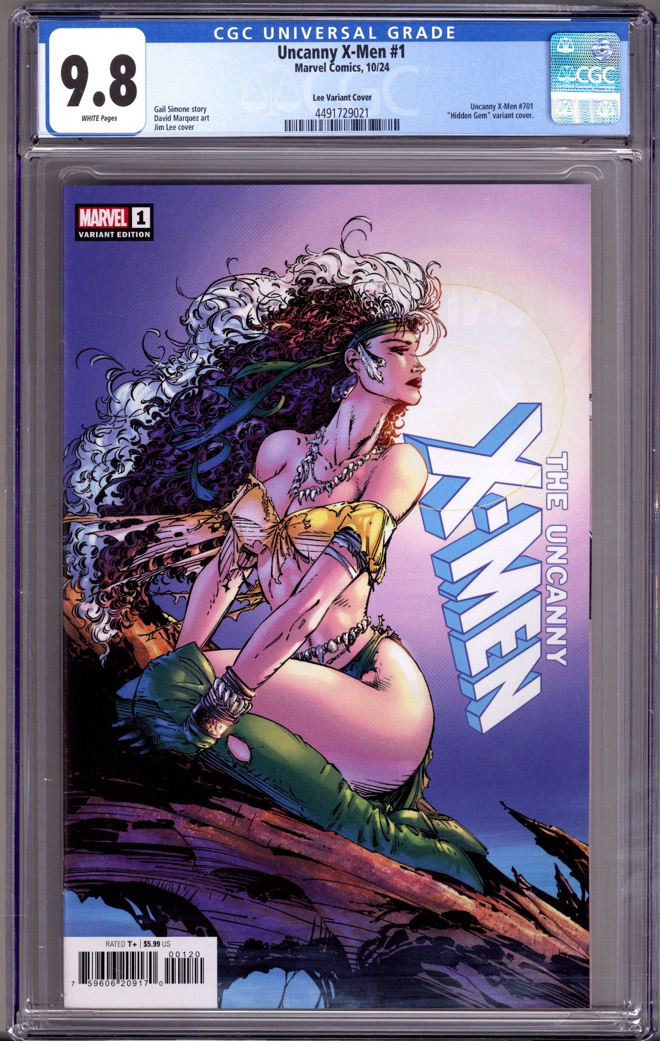 Uncanny X-Men Vol 6 1 (701) CGC 9.8 (NM/M) (2024) Lee Incentive Variant 