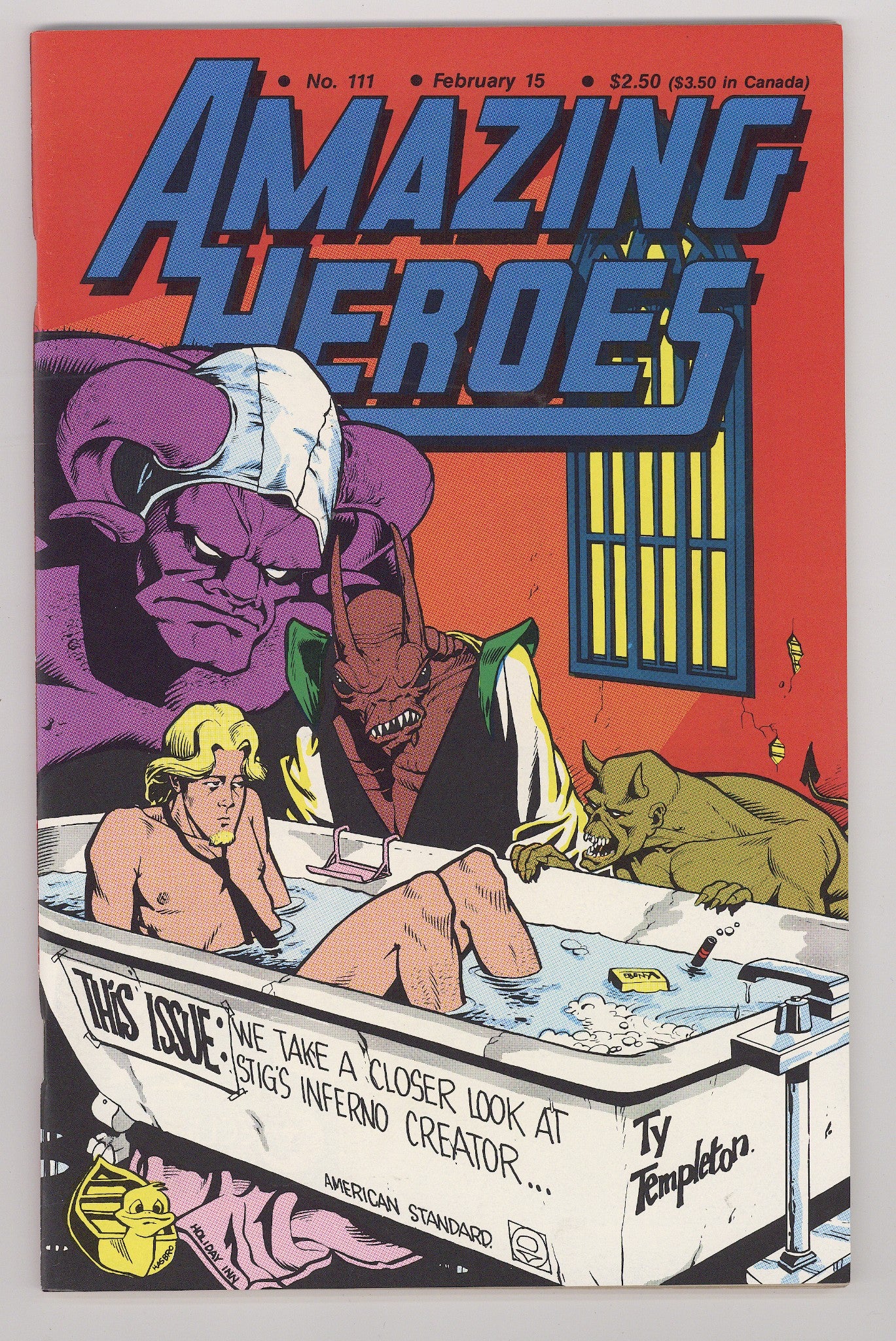 Amazing Heroes 111 VF- (7.5) (1987) 
