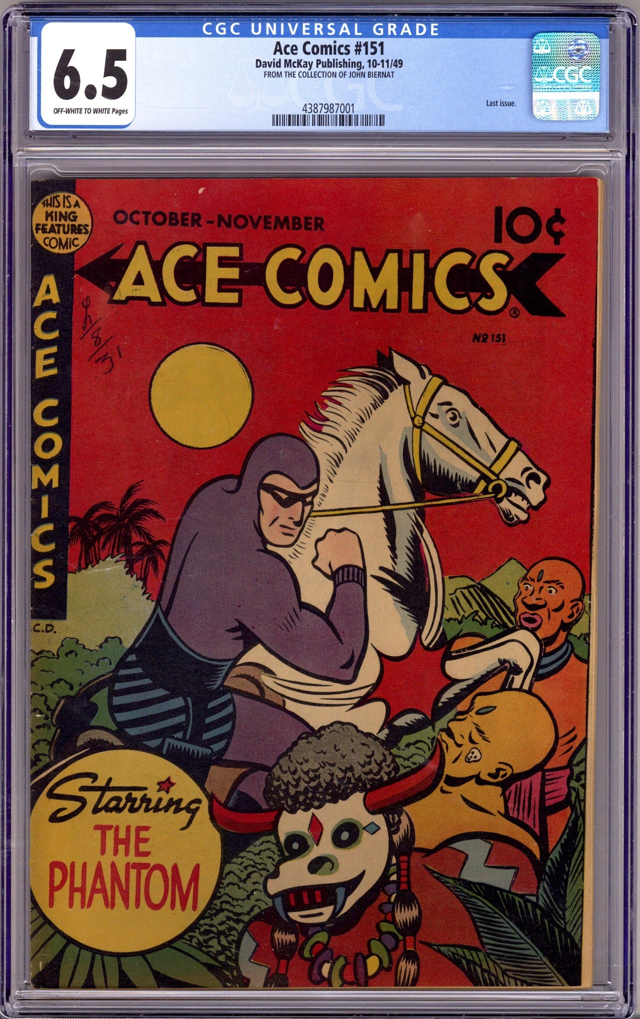 Ace Comics 151 CGC 6.5 (FN+) (1949)