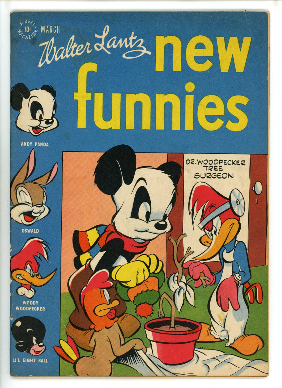 Walter Lantz New Funnies 121 VG+ (1947)
