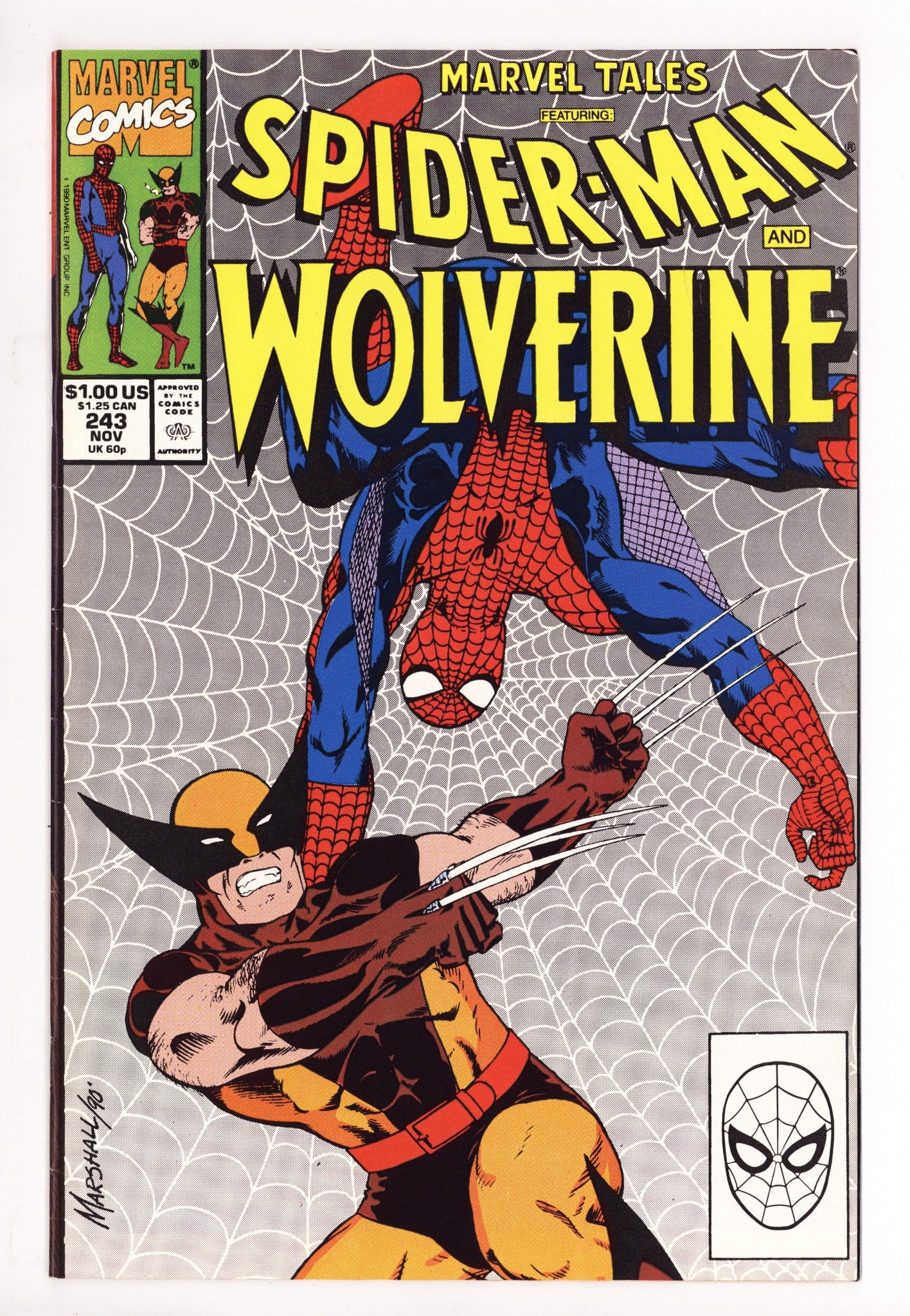 Marvel Tales Vol 2 243 Mid Grade (1990) 