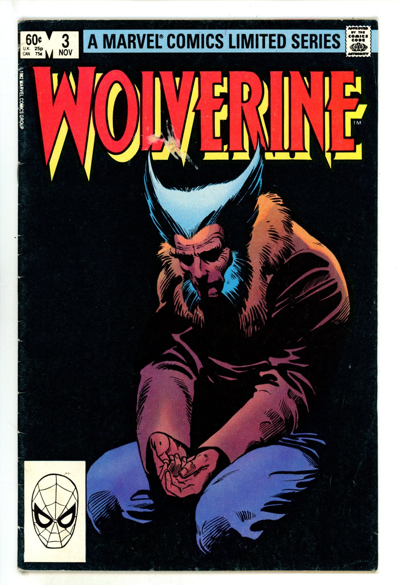 Wolverine Vol 1 3 VG- (3.5) (1982) 