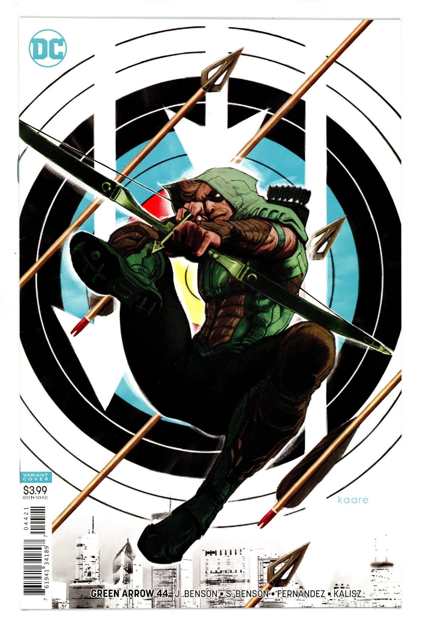 Green Arrow Vol 6 44 High Grade (2018) Andrews Variant 