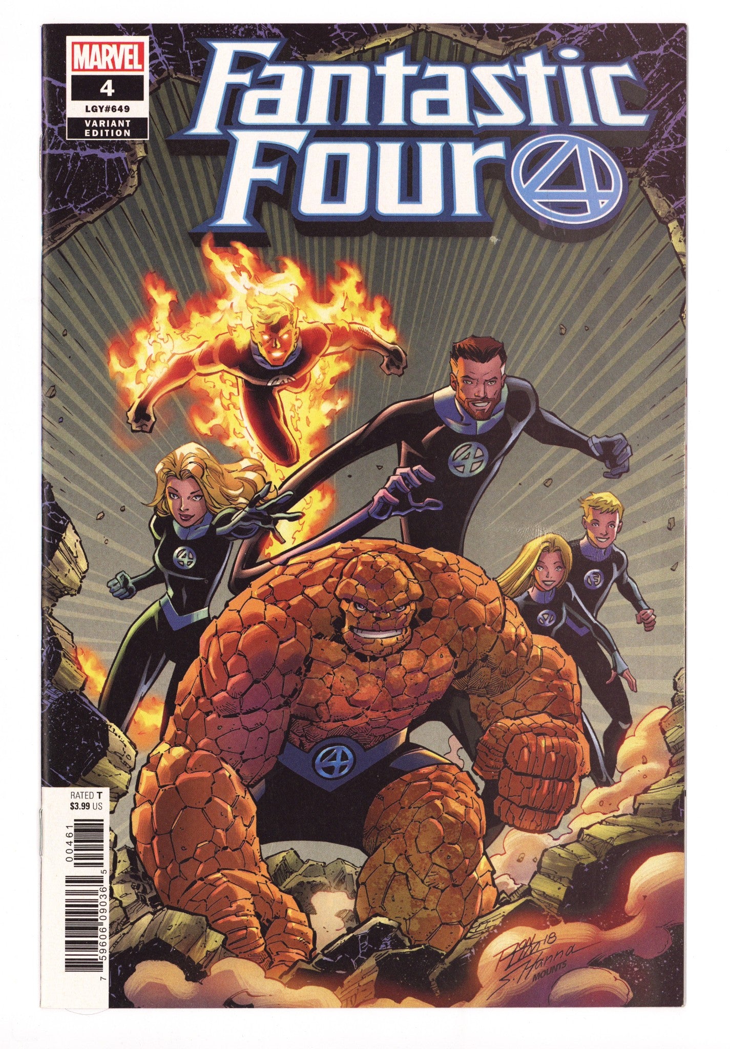Fantastic Four Vol 6 4 High Grade (2019) Lim Variant 