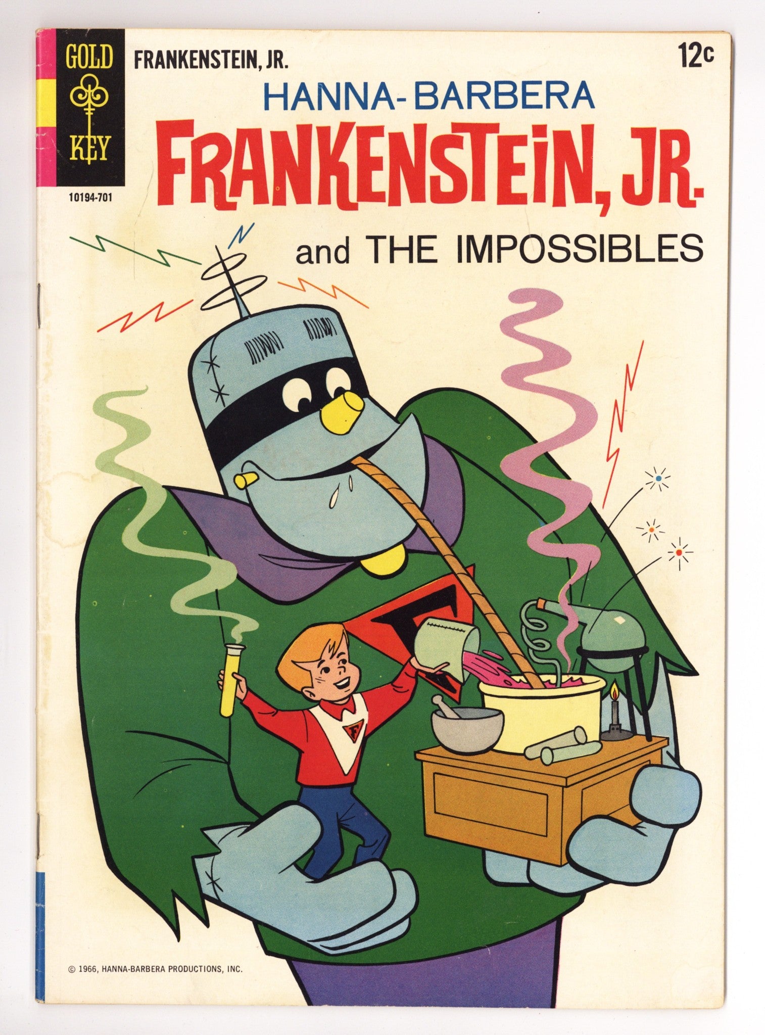 Frankenstein, Jr. 1 VG+ (4.5) (1967) 
