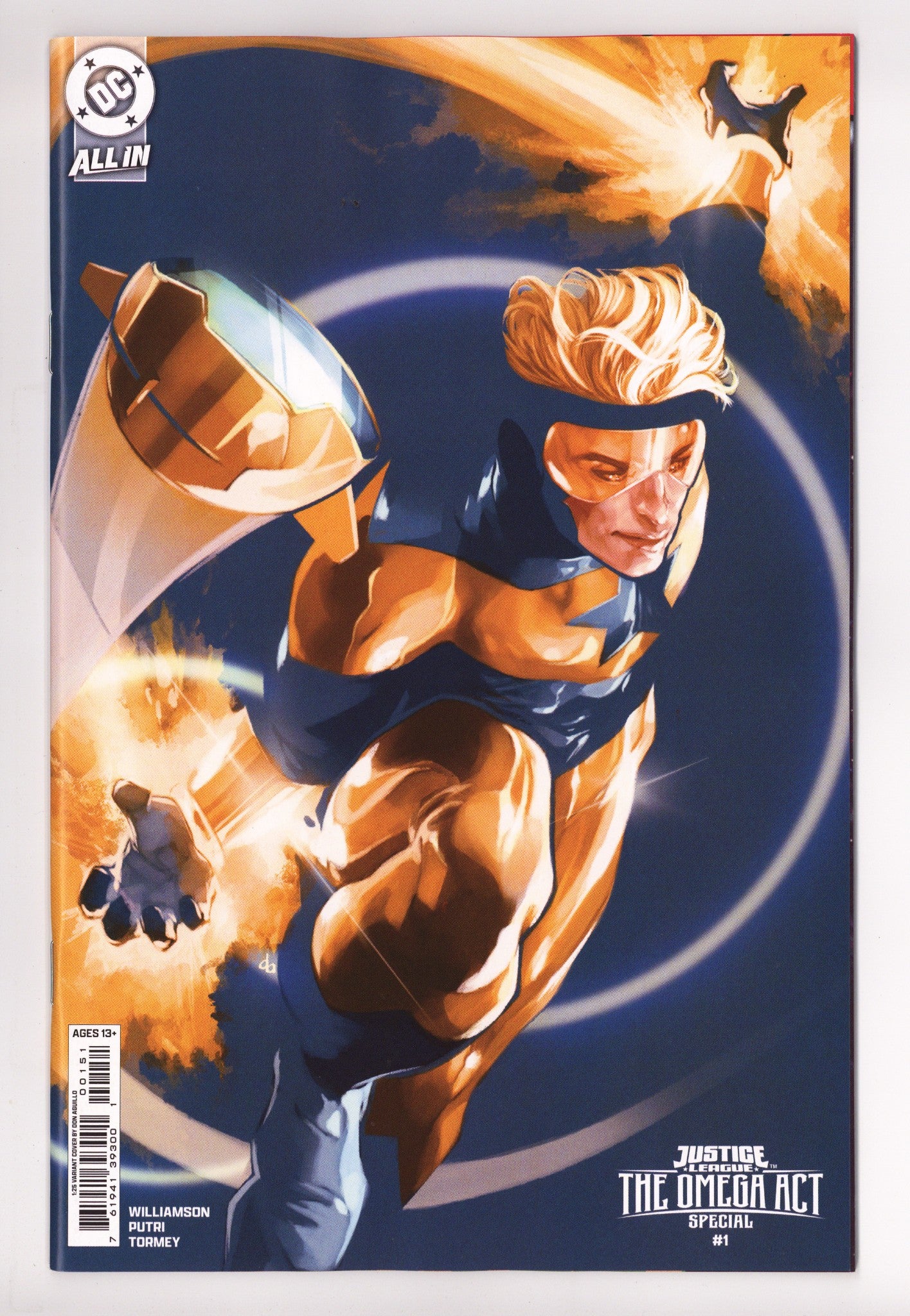 Justice League The Omega Act Special 1 Aguillo Incentive NM (2025)