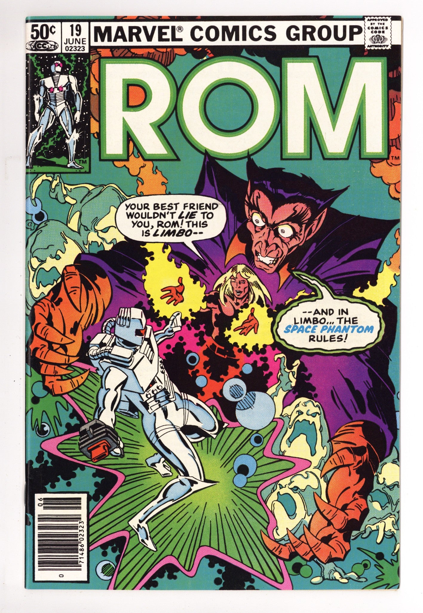 Rom Vol 1 19 Mid Grade (1981) Newsstand 