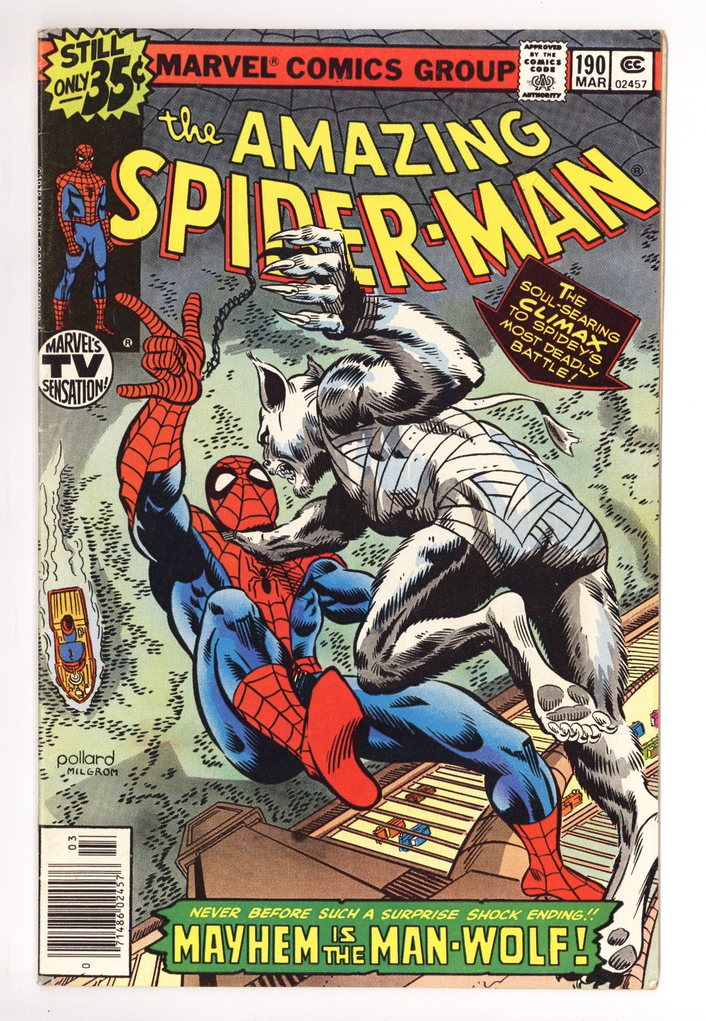 The Amazing Spider-Man Vol 1 190 FN- (5.5) (1979) 