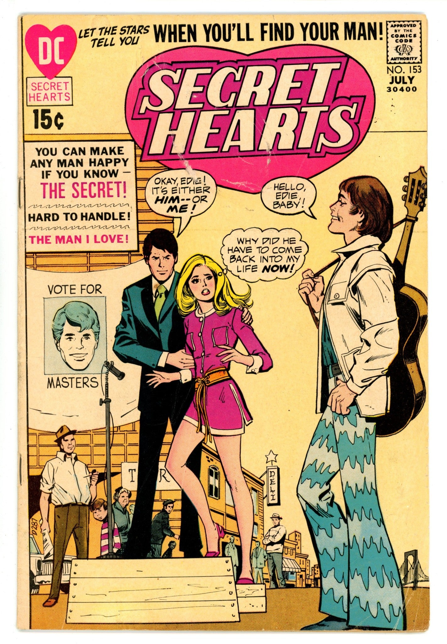 Secret Hearts 153 VG- (1971)