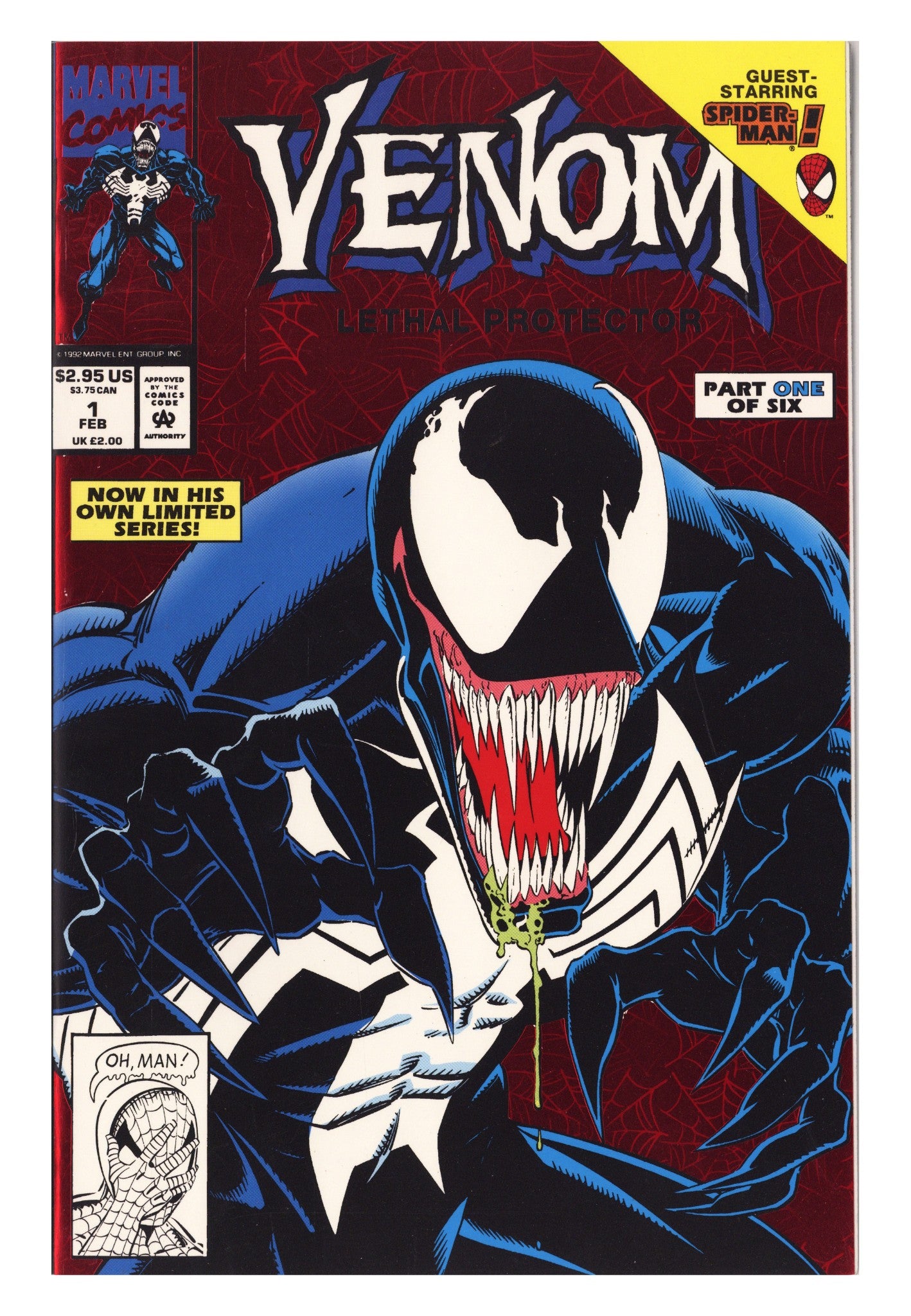 Venom: Lethal Protector Vol 1 1 NM- (9.2) (1993) 