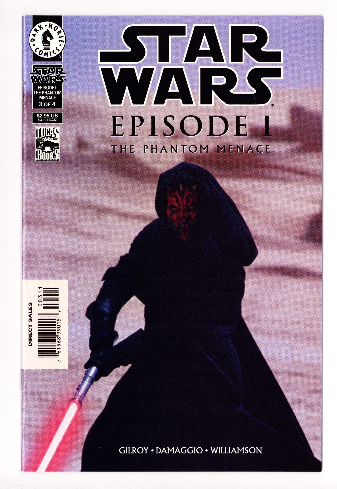 Star Wars: Episode I The Phantom Menace   3  VF+ (8.5)   (1999) Photo   Variant  