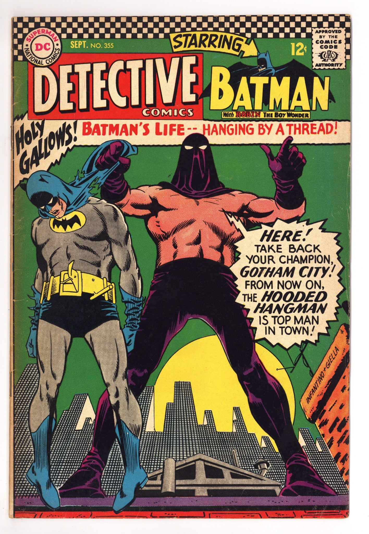 Detective Comics Vol 1 355 VG/FN (5.0) (1966) 