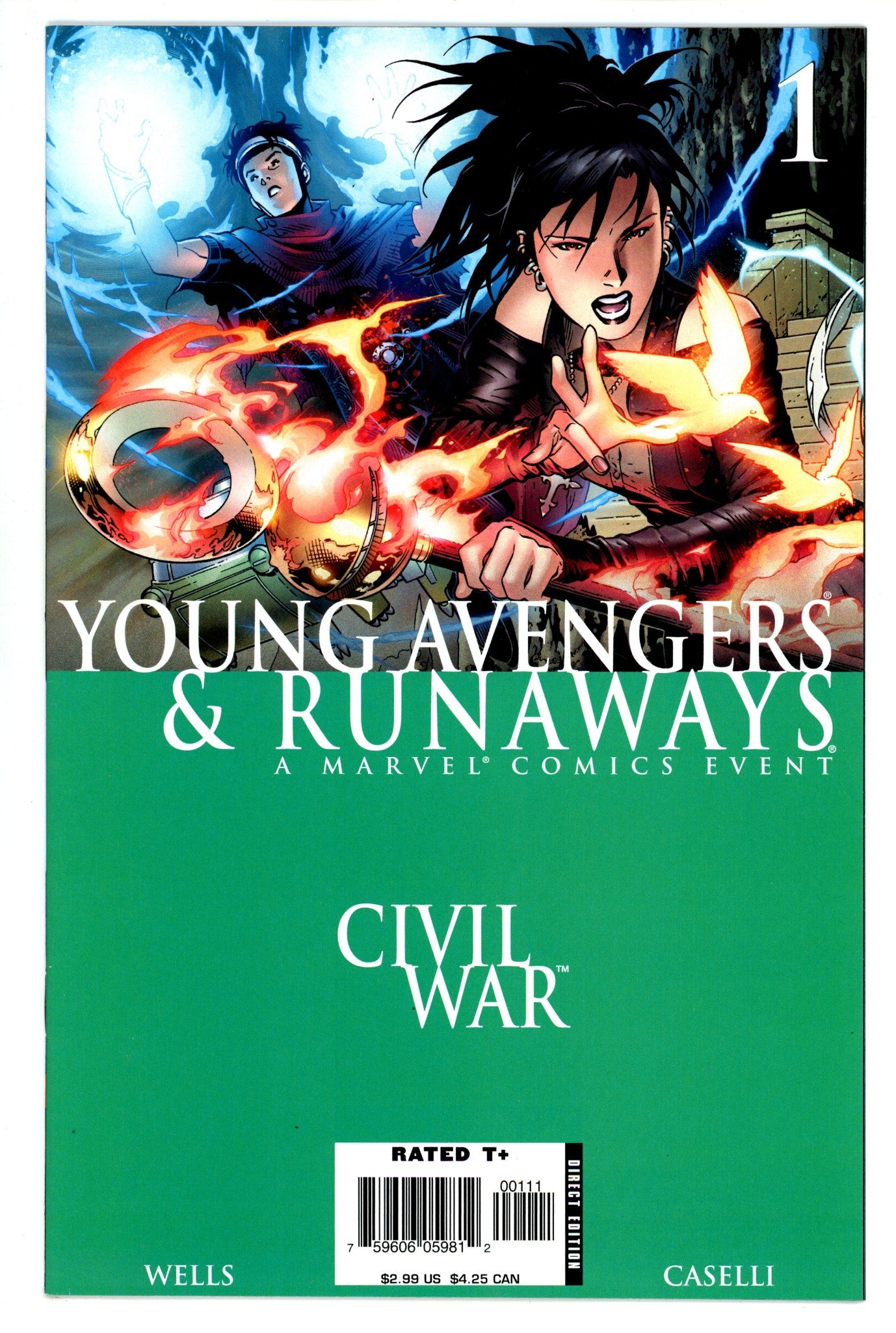 Civil War: Young Avengers & Runaways 1 High Grade (2006) 
