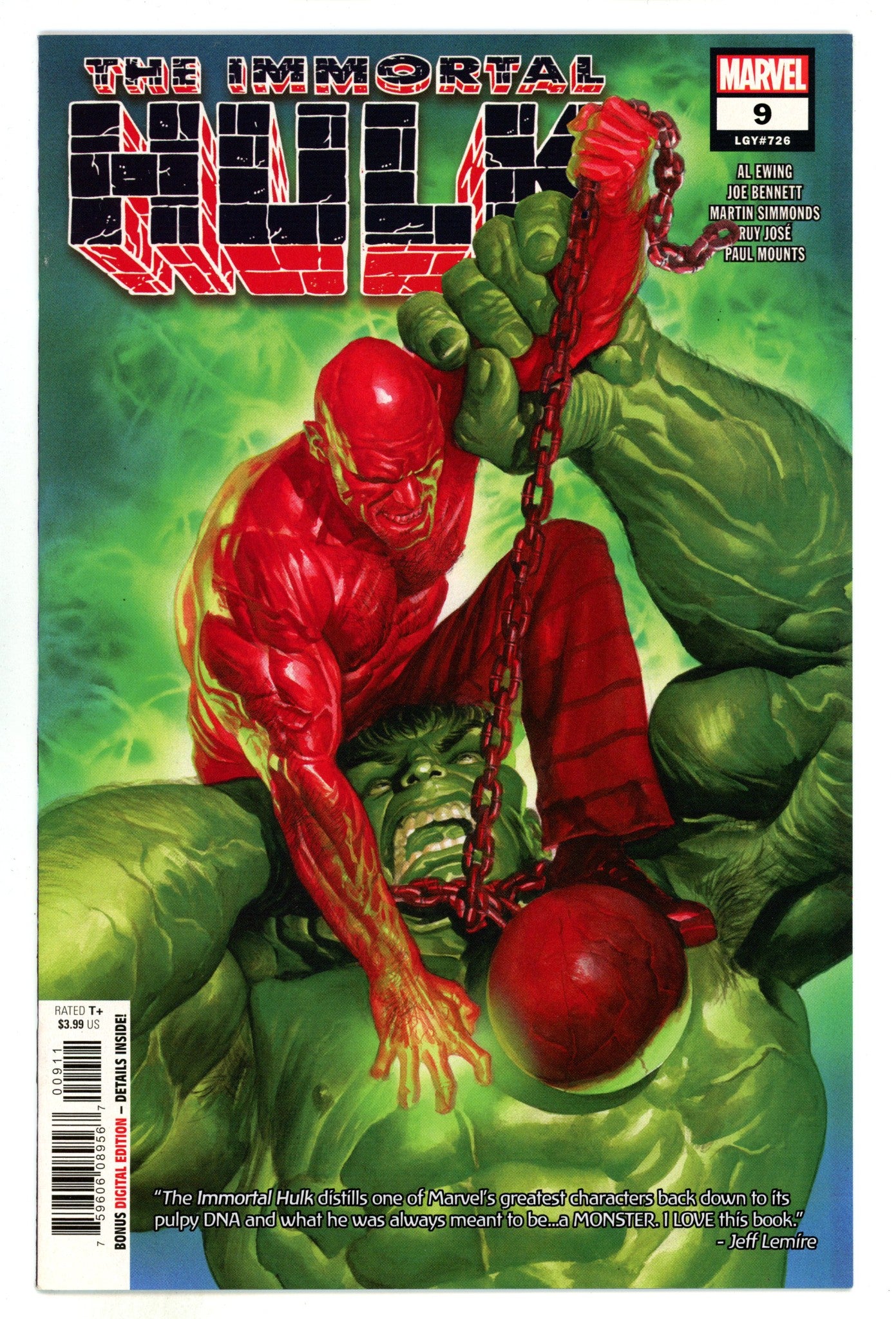 Immortal Hulk 9 High Grade (2019) 