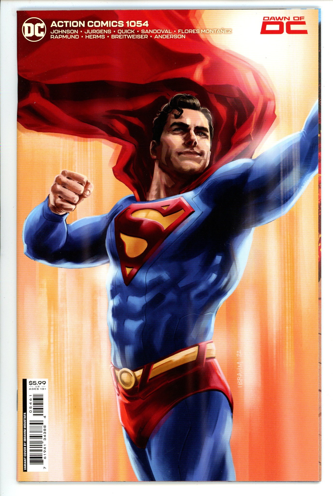 Action Comics Vol 3 1054 High Grade (2023) Moustafa Variant 