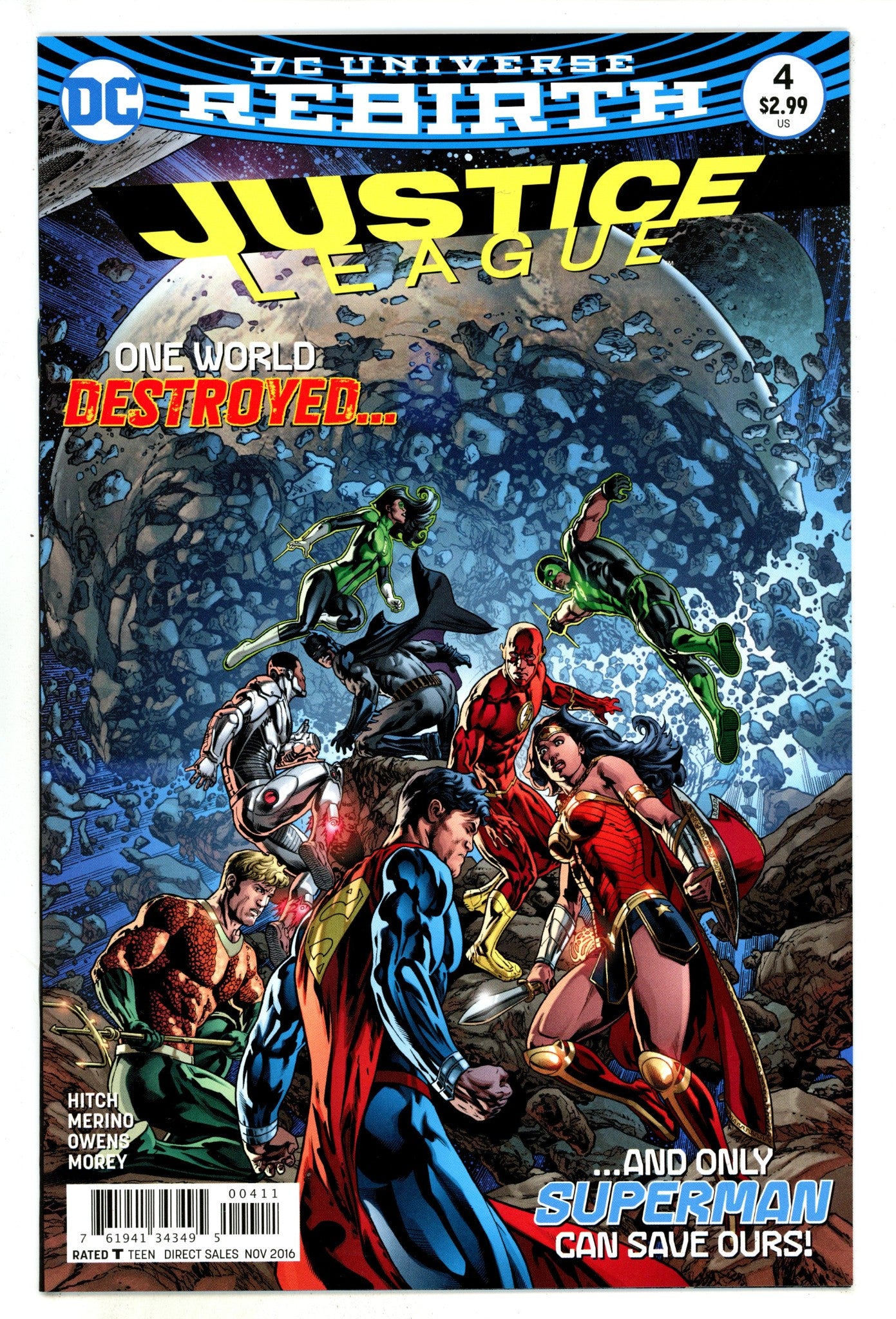 Justice League Vol 2 4 High Grade (2016) 