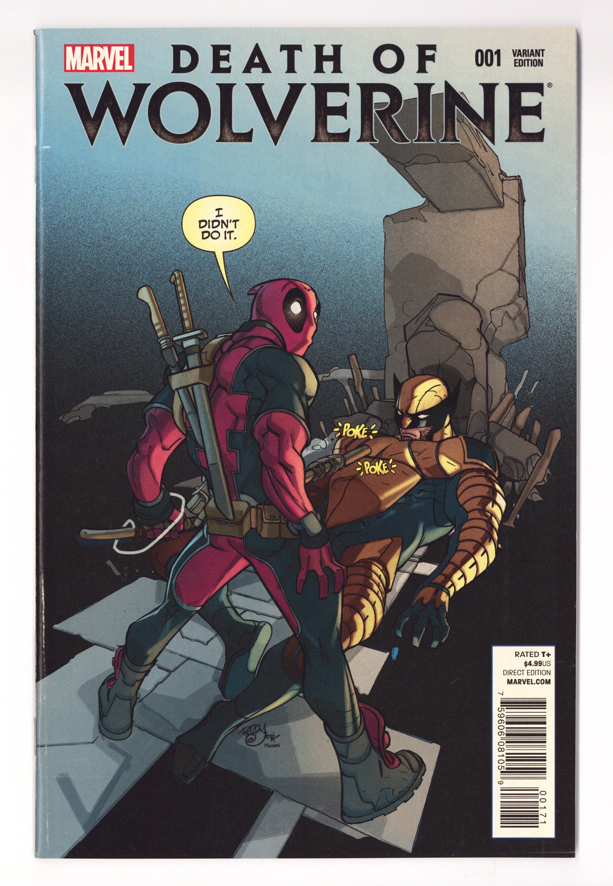 Death of Wolverine   1  VF/NM (9.0)   (2014) Ferry     Variant  