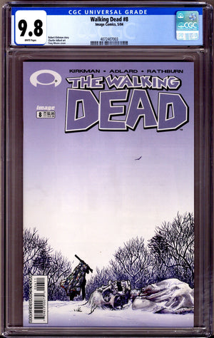 The Walking Dead 8 CGC 9.8 (NM/M) (2004)