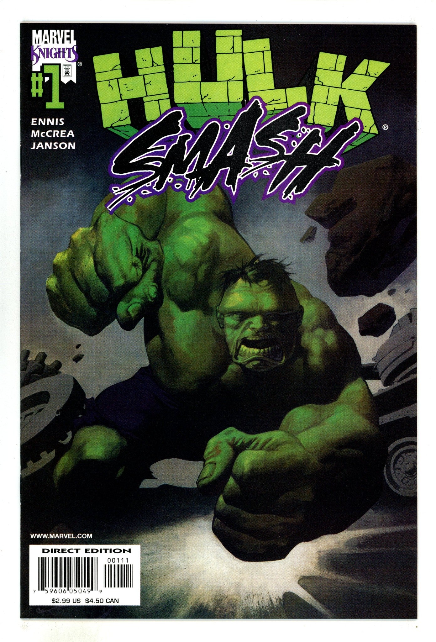 Hulk Smash 1 High Grade (2001) 