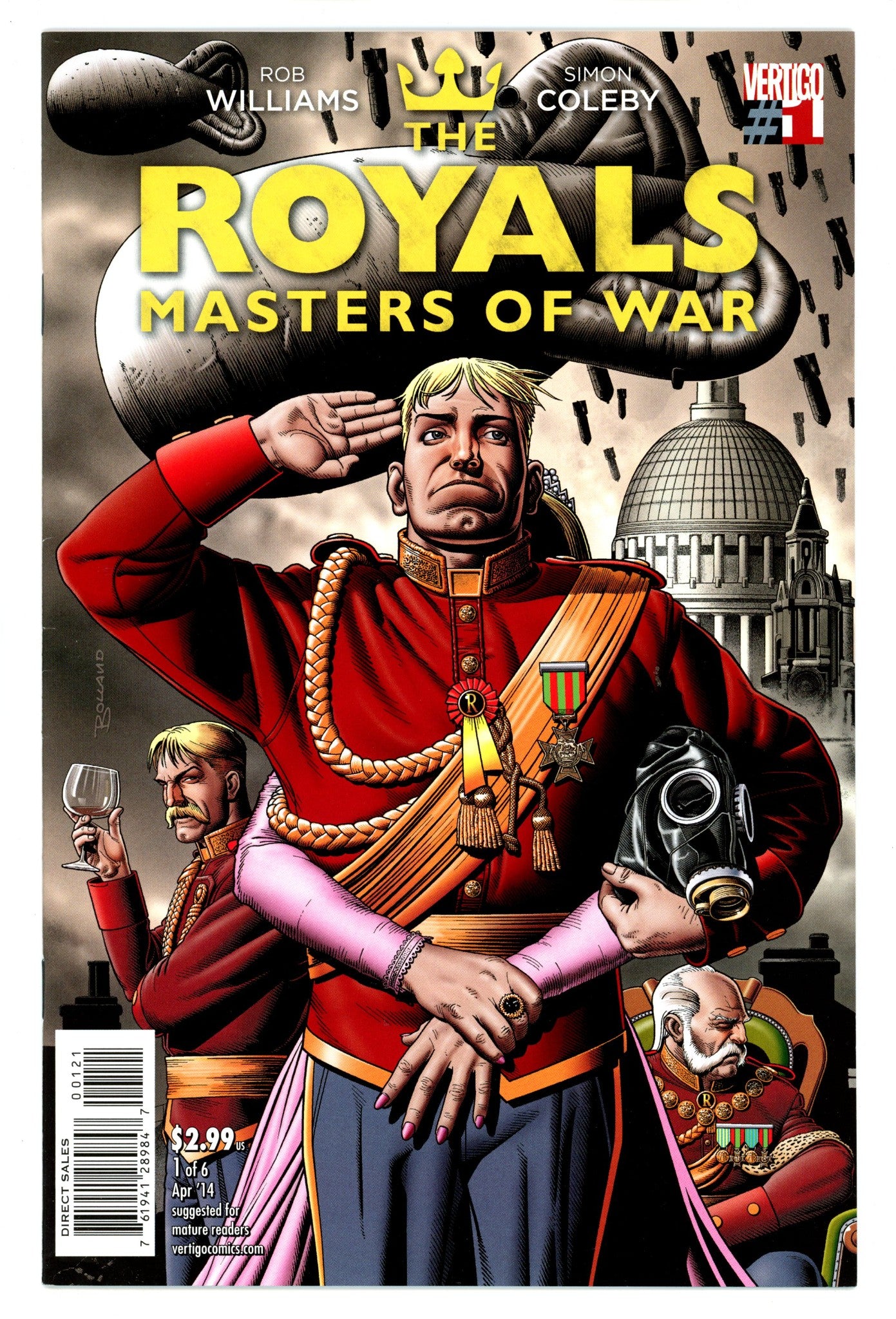 The Royals: Masters of War 1 High Grade (2014) Bolland Variant 