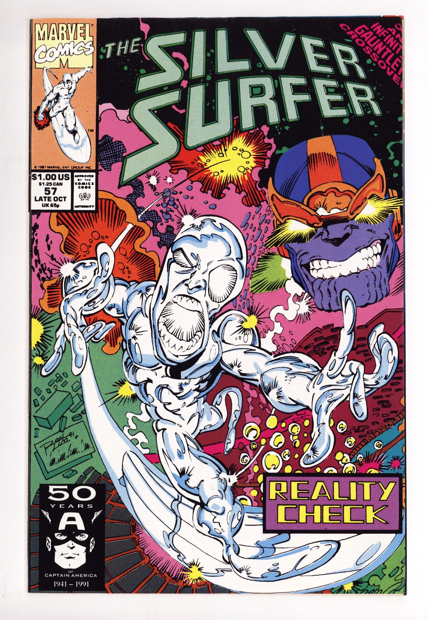 Silver Surfer Vol 3 57 High Grade (1991) 