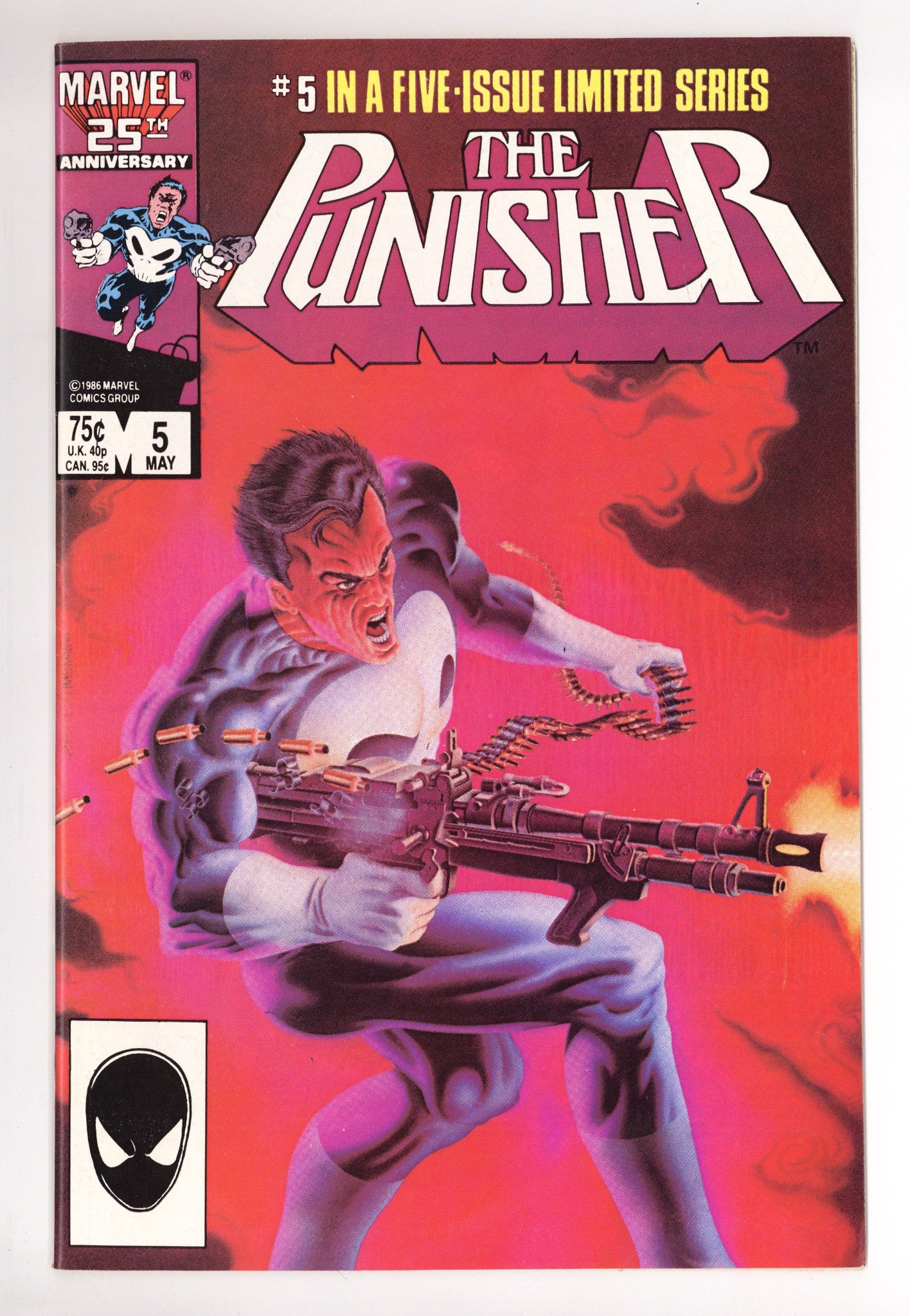 The Punisher Vol 1 5 NM- (9.2) (1986) 