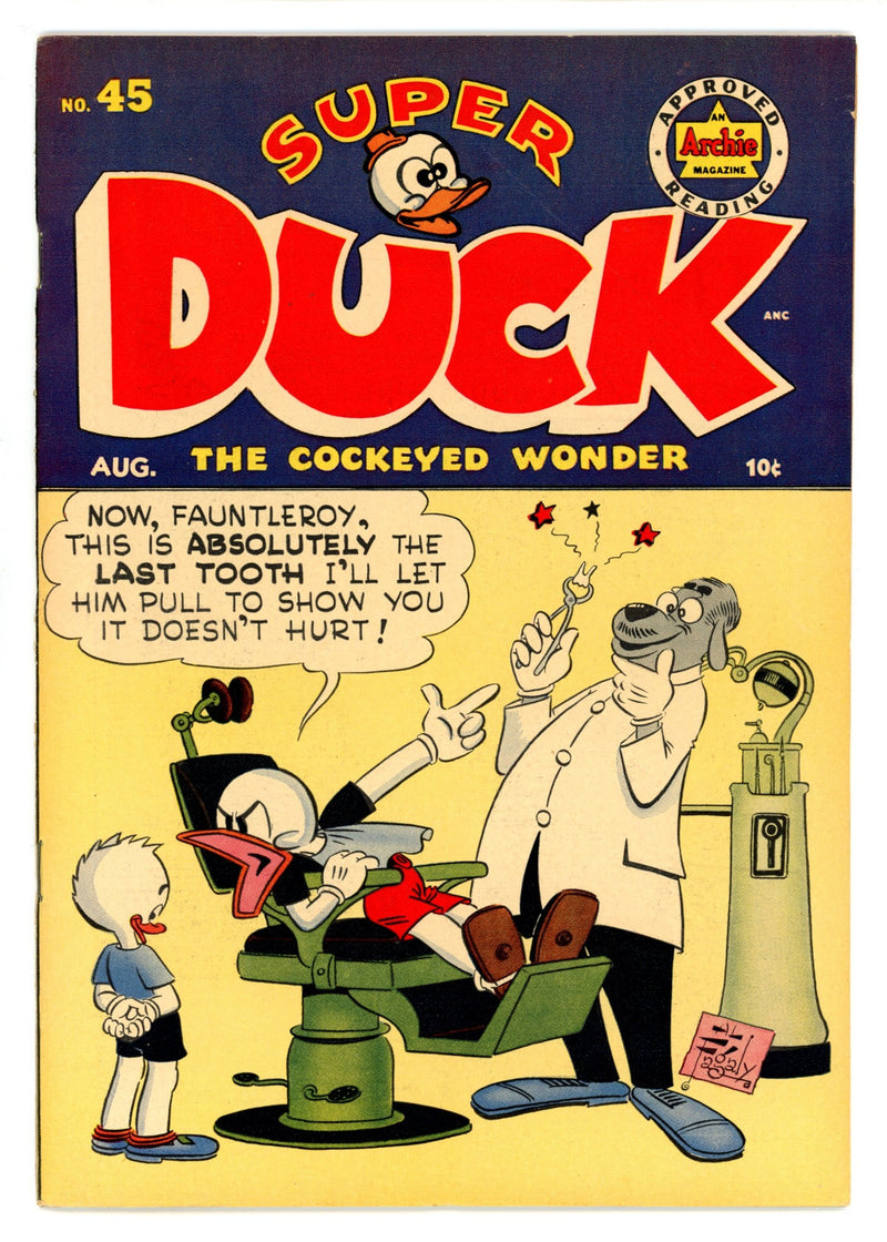 Super Duck Comics 45 VF- (7.5) (1952) 