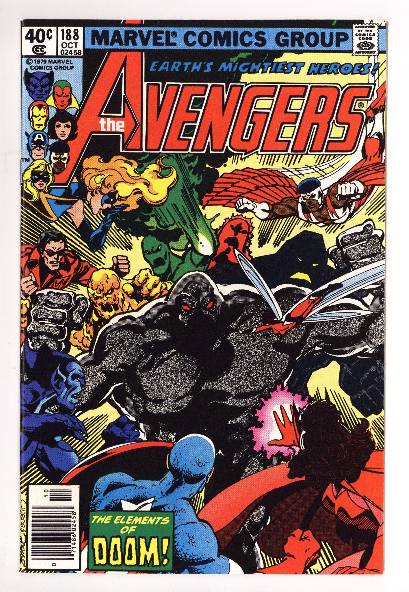 The Avengers Vol 1 188 VF (8.0) (1979) Newsstand 