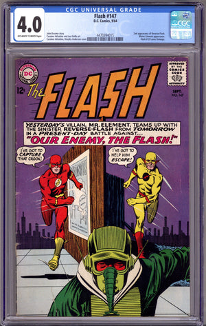The Flash Vol 1 147 CGC 4.0 (VG) (1964)