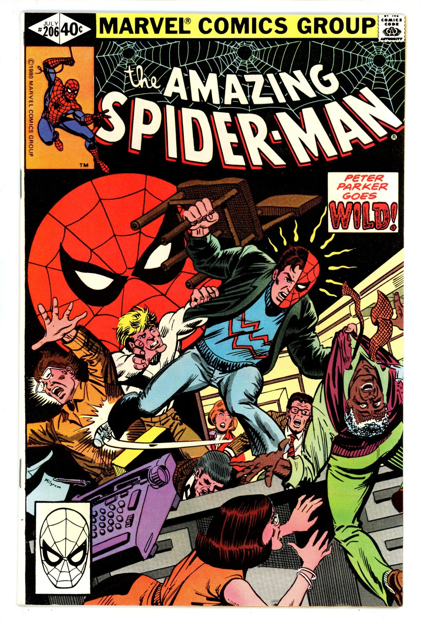 The Amazing Spider-Man Vol 1 206 VF (8.0) (1980) 