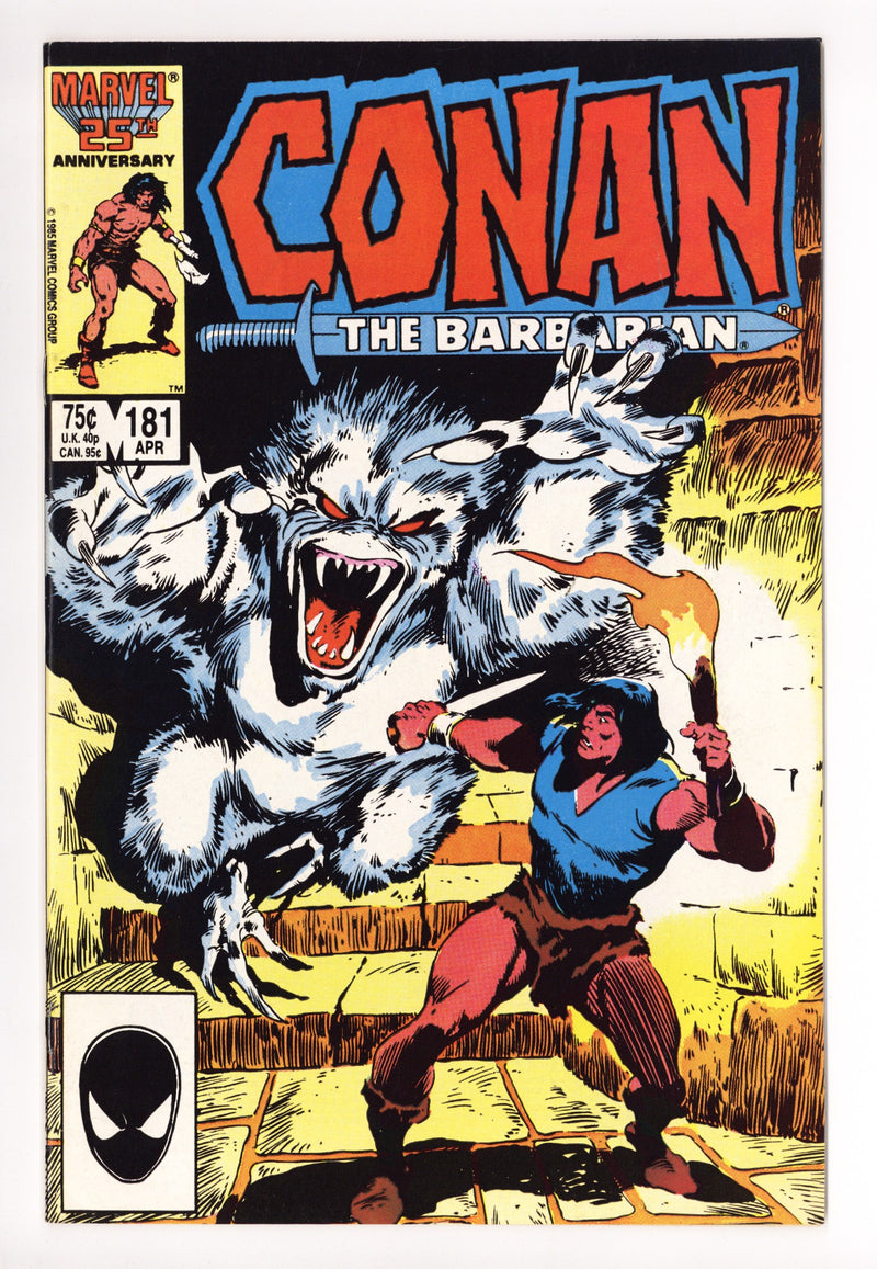 Conan the Barbarian Vol 1 181 Mid Grade (1986) 