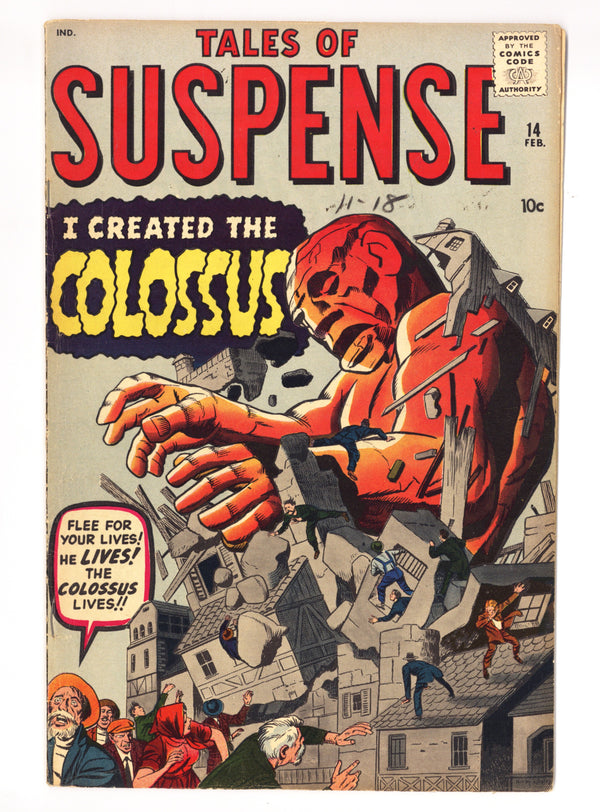 Tales of Suspense Vol 1 14 FN- (5.5) (1961)