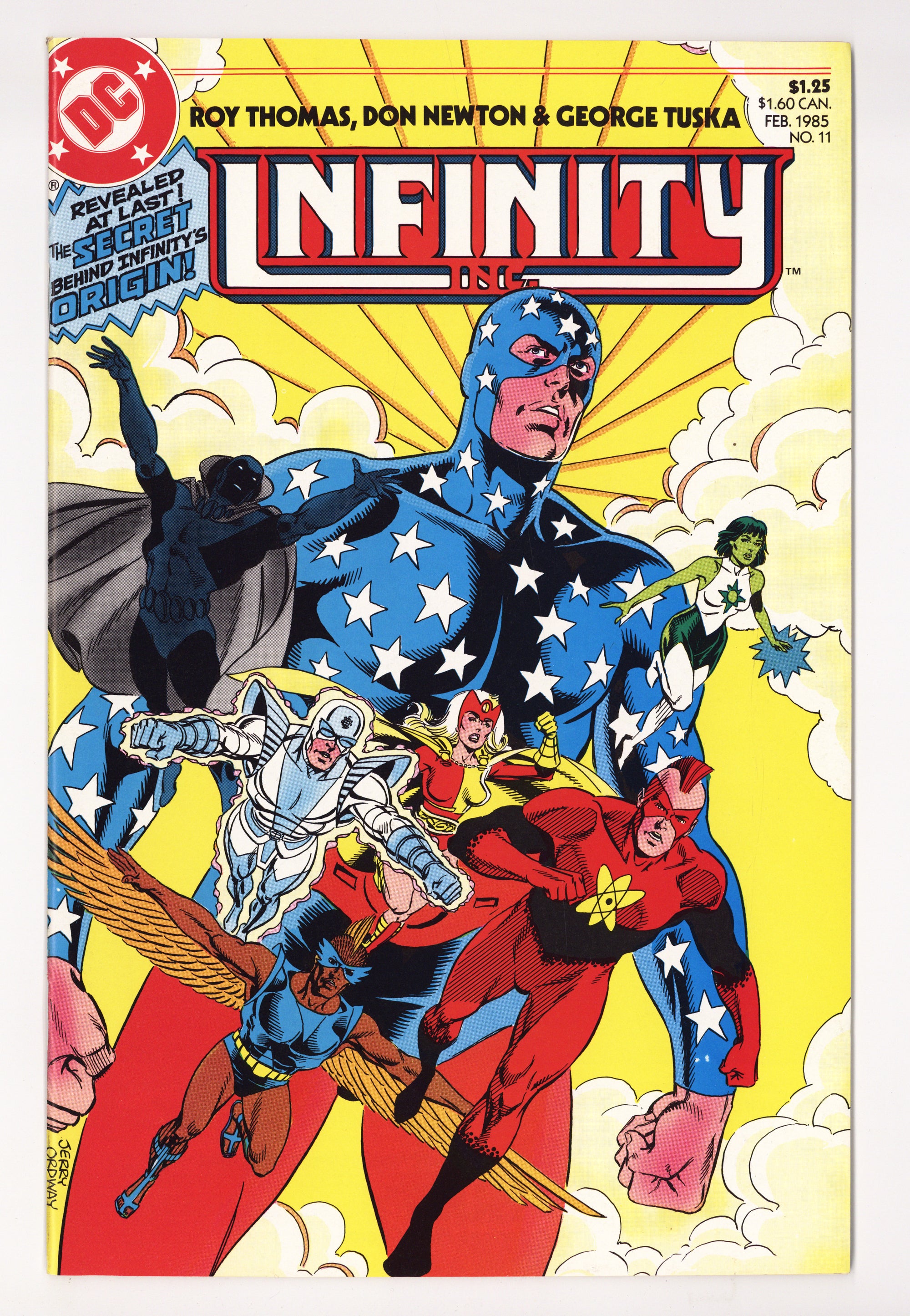 Infinity, Inc. Vol 1 11 High Grade (1985) 