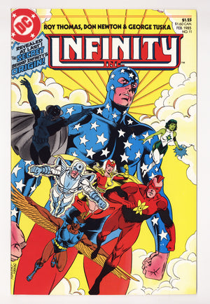 Infinity, Inc. Vol 1 11 High Grade (1985)